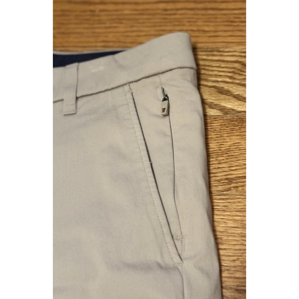 Birddogs Chino Tech Pants Men 34x32 Khaki Flex Slim Fit Performance Golf Casual - Picture 6 of 10